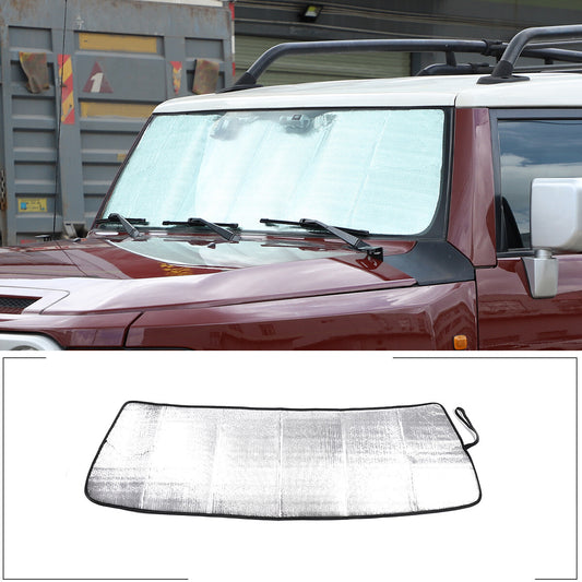 Car windshield and windshield sunshade for Tacoma 2016-2022 in the United States- v