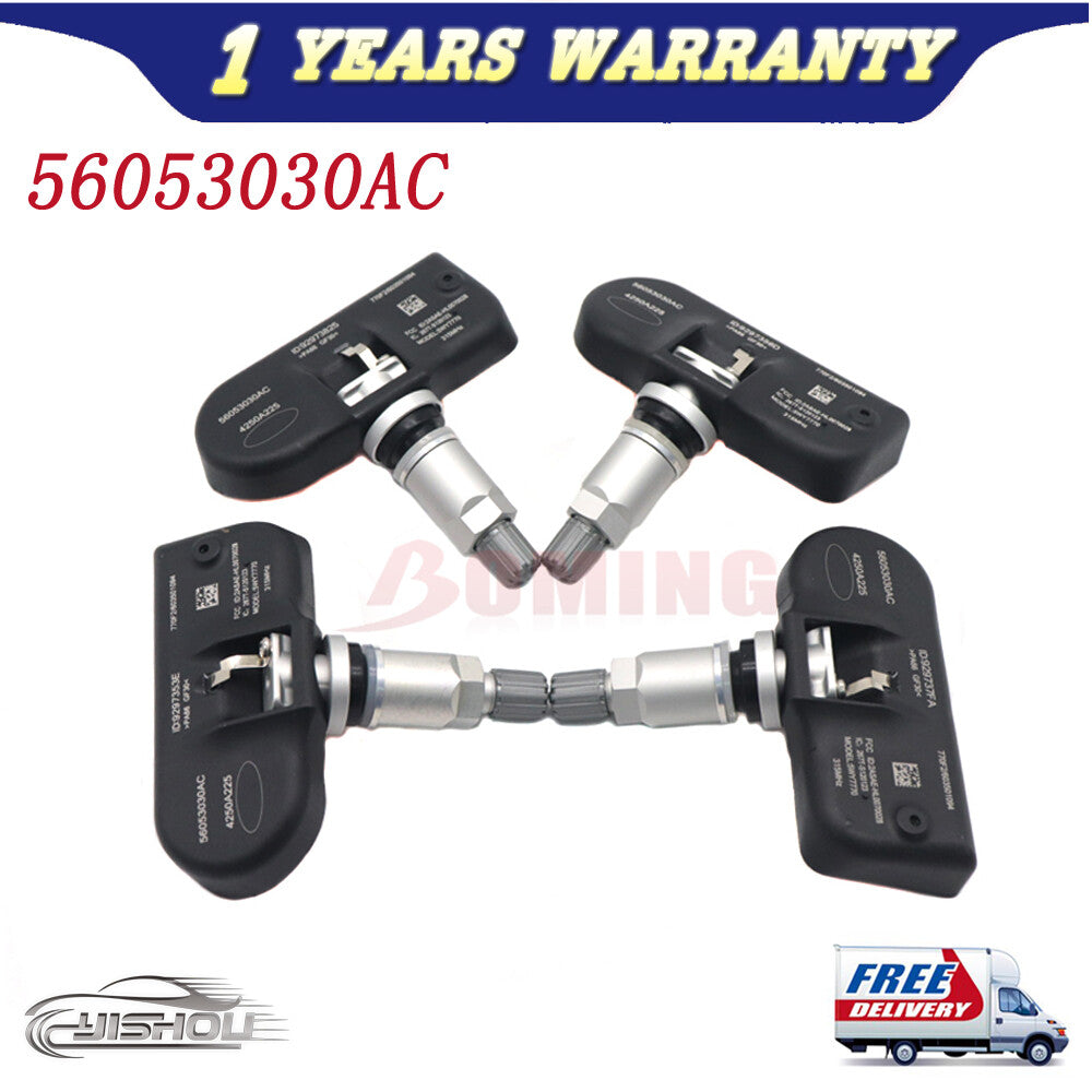 4PCS TIRE PRESSURE SENSOR TPMS NEW 56053030AC for Chrysler for Dodge for Jeep 315MHz