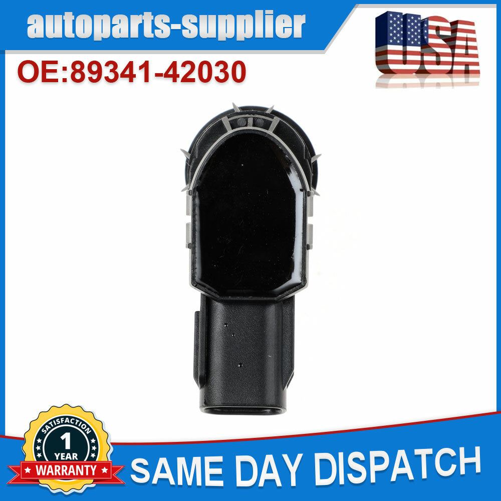 4 Black Bumper Parking Sensors 89341-0C010 for Toyota RAV4, Tacoma Tundra, 2014-18