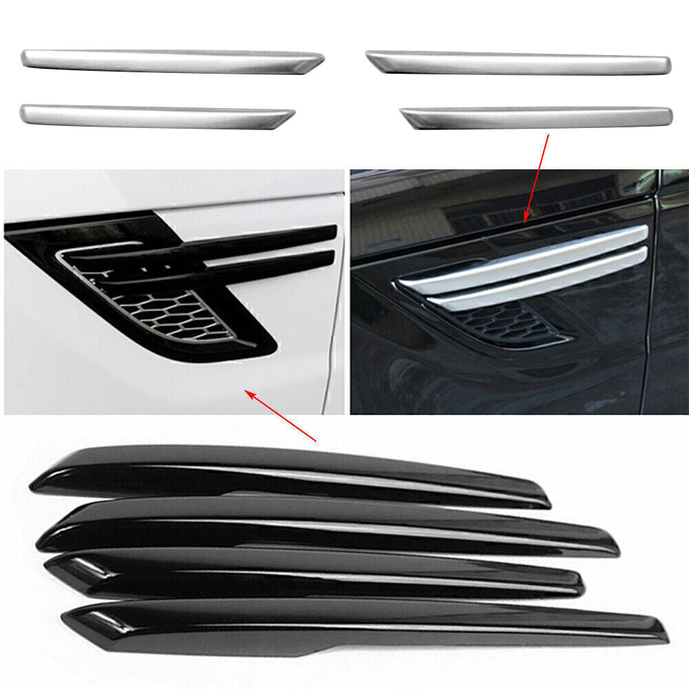 for Range Rover Sport 14-17 4x Car Side Fender Air Wing Vent Cover Trims Q