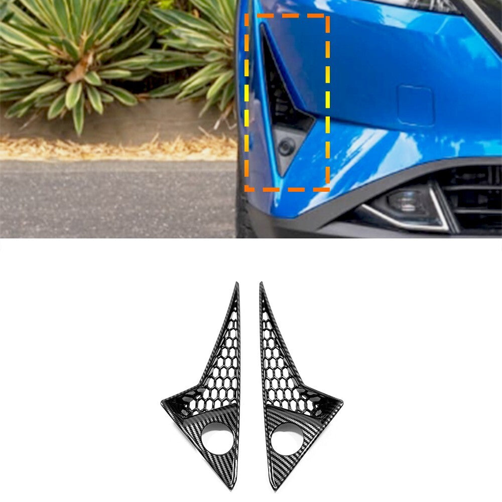 For 2023 for Nissan Qashqai Accessories Car Front Bumper Fog Light Lamp Cover Scuff