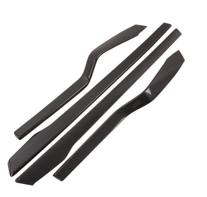 For Model X 2017-2019 ABS Carbon Fiber style Inner Door Panel Trim Strips n