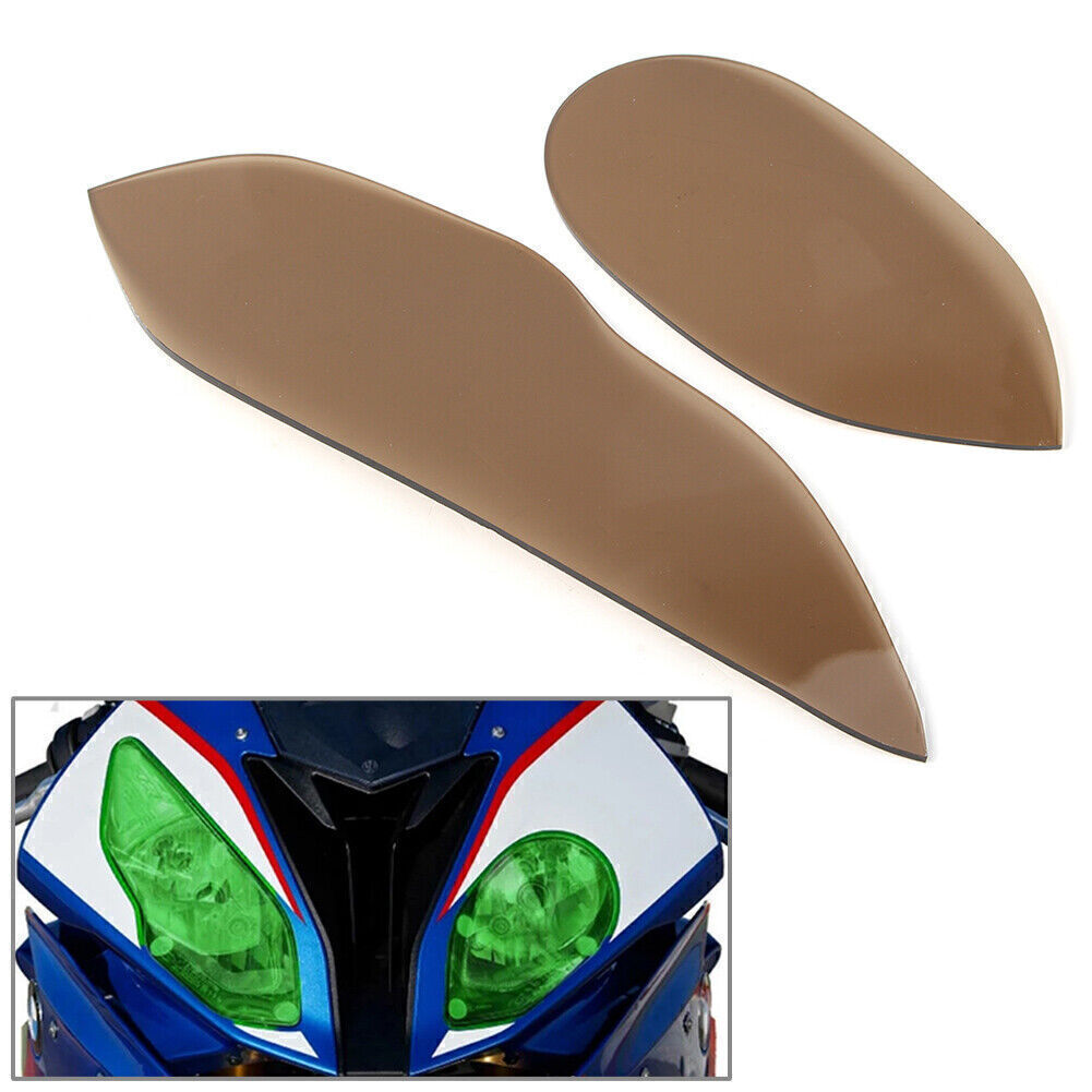 for BMW S1000RR 2015-2018 Front Headlight Guard Shield Screen Lens Smoke Cover
