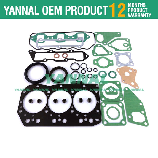 3T82B Full Overhaul Head Gasket Set for YM 2001 2010 2020 Tractors 3T82B-N Parts