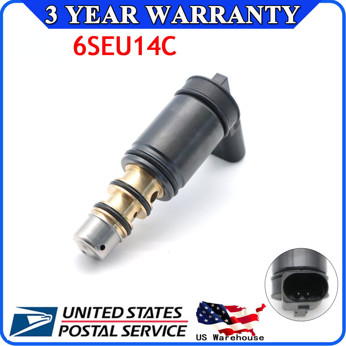 New AC compressor solenoid valves 6SEU14C and 7SEU16C suitable for VW MK5, MK6, for Jetta , and for Passat . Q