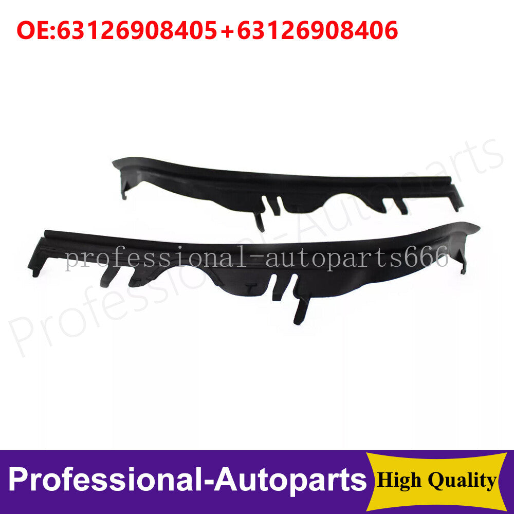 1Pair Front Left+Right Headlight Gaskets Seal for BMW 5 Series E39 525i 528i M5