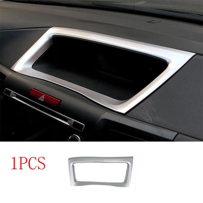 Car for Honda CR-V 2012-2016 Matte Silver Central Console Navigation Panel Trim