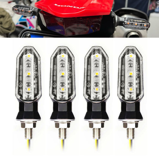 4xMotorcycle LED Turn Signal Light Indicator Lamp for Honda for Yamaha for Harley 12V