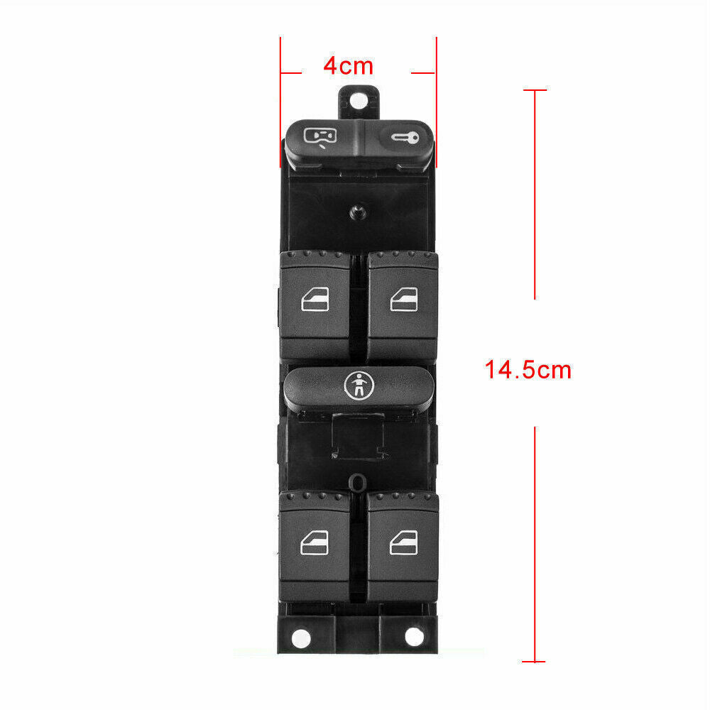 for VW for Golf for Jetta MK4 PassatB5 US Driver Side Power Master Window Control Switch
