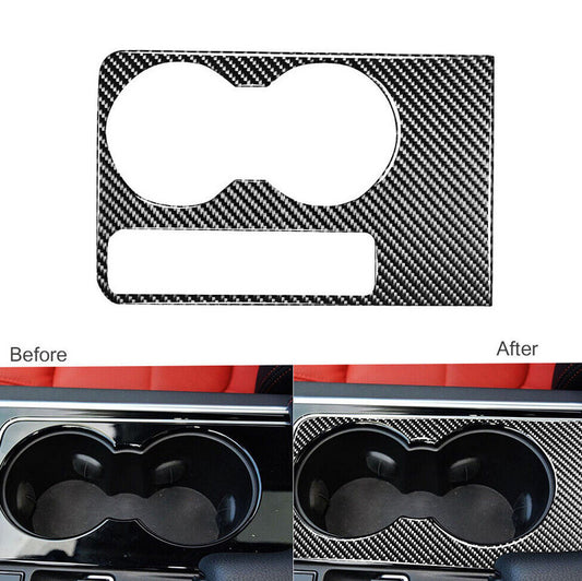 2x For Z4 E89 2009-2016 Carbon Fiber Interior Below Radio Console Cover Trim v