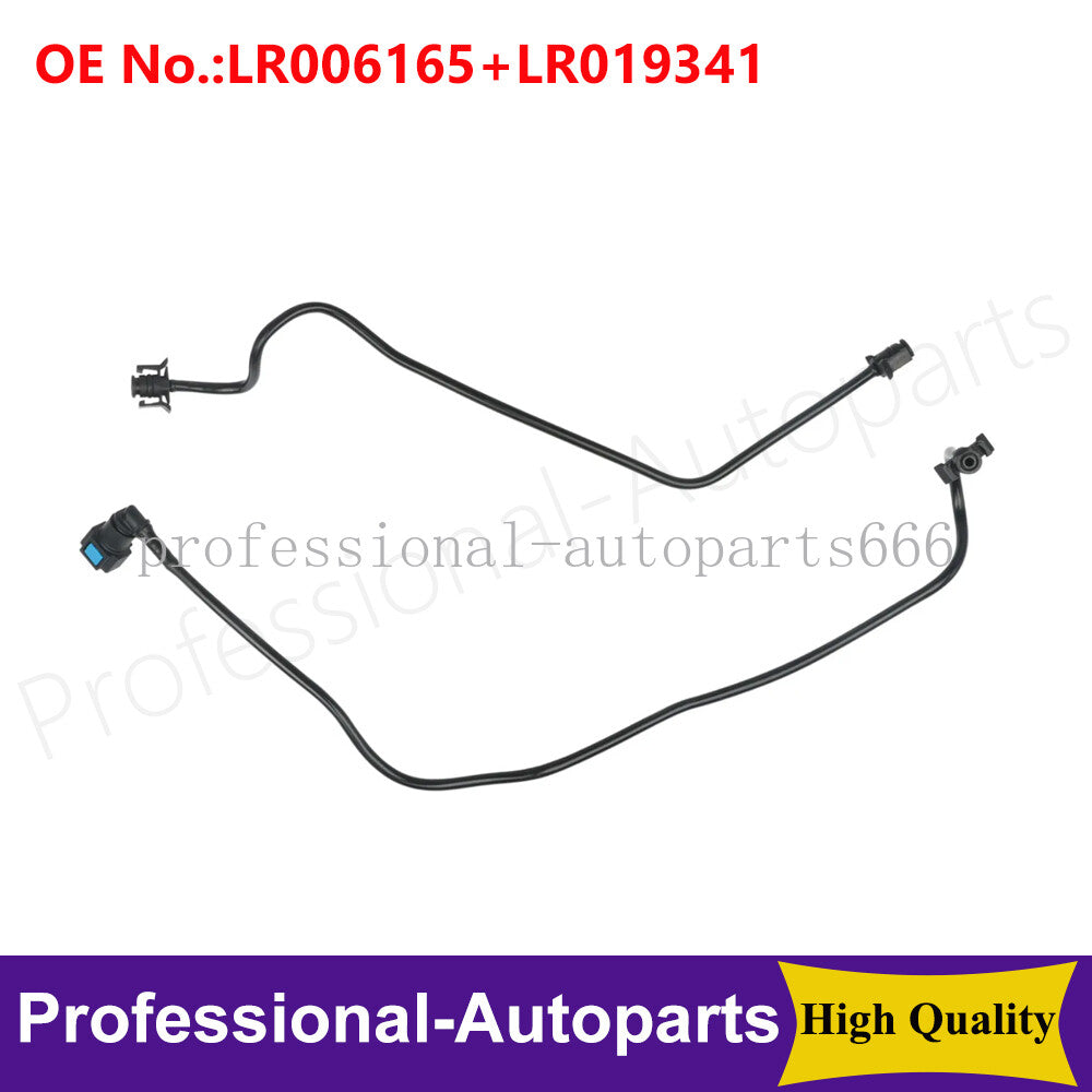 2PCS Hose Set Engine to Expansion Tank Overflow for Land Rover LR2