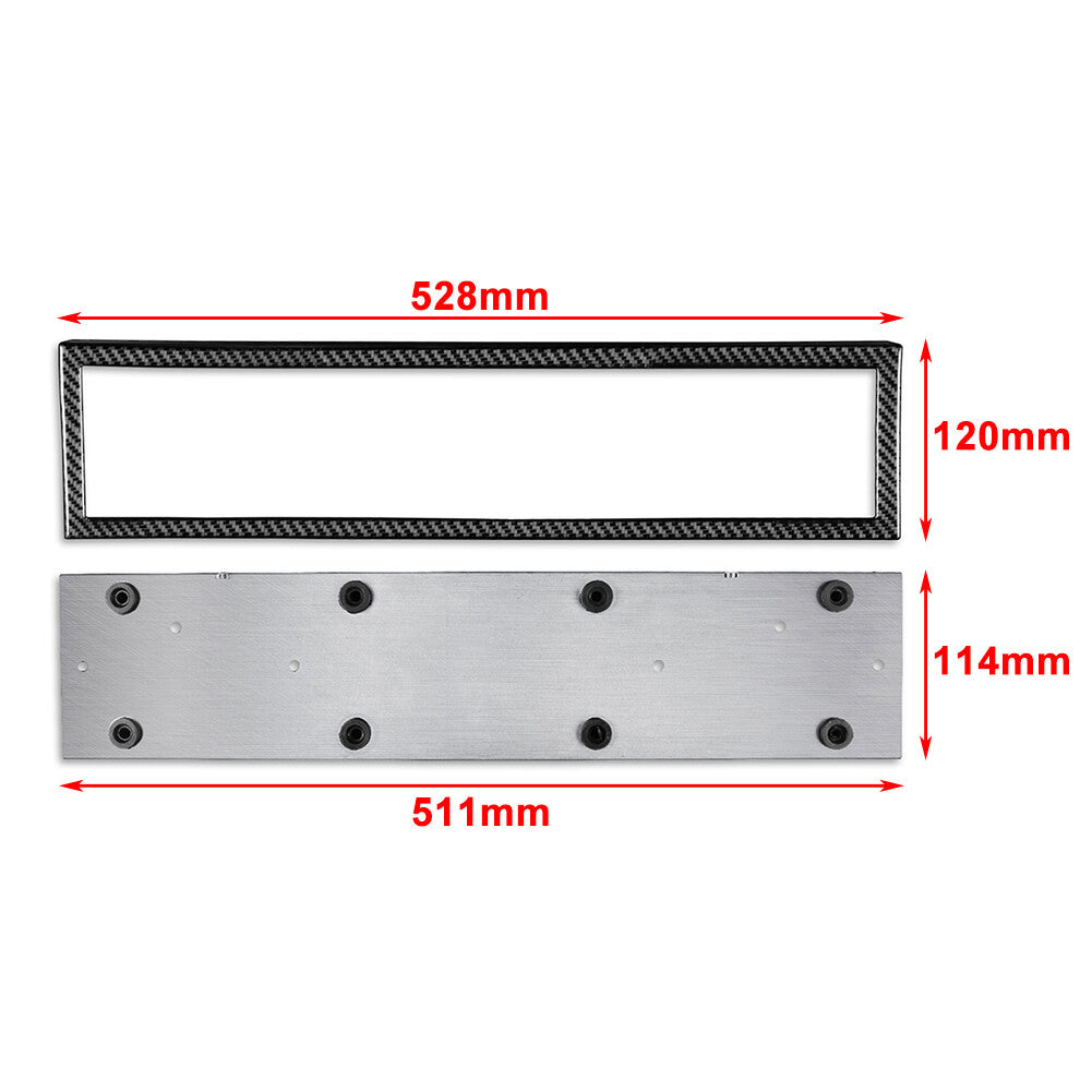 Car License Plate Plate HolderFrame Cover With Screws For EU Vehicles Universal