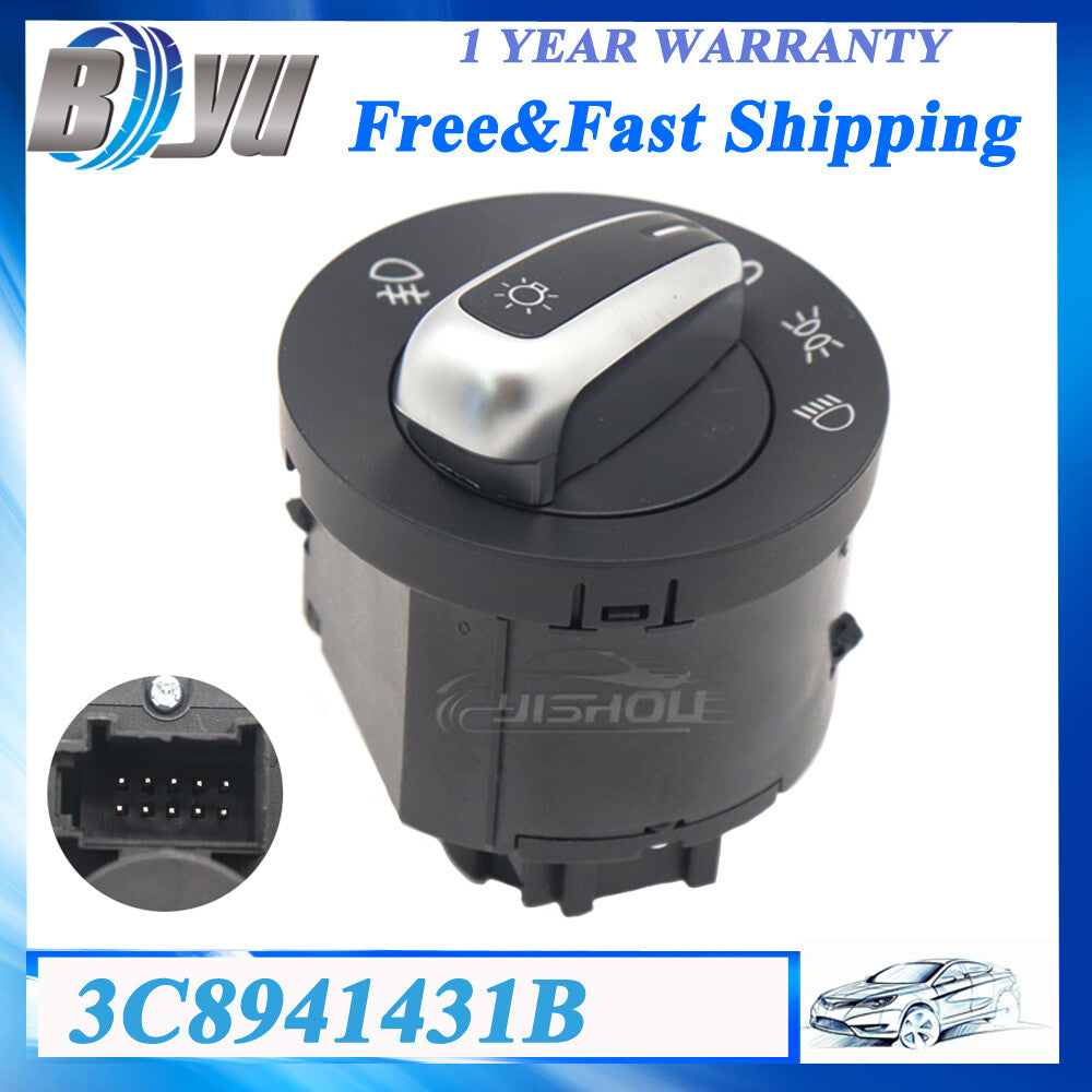 3C8941431B Headlight Headlamp Head Light Switch for VW for Jetta for Passat 1K0941431BB