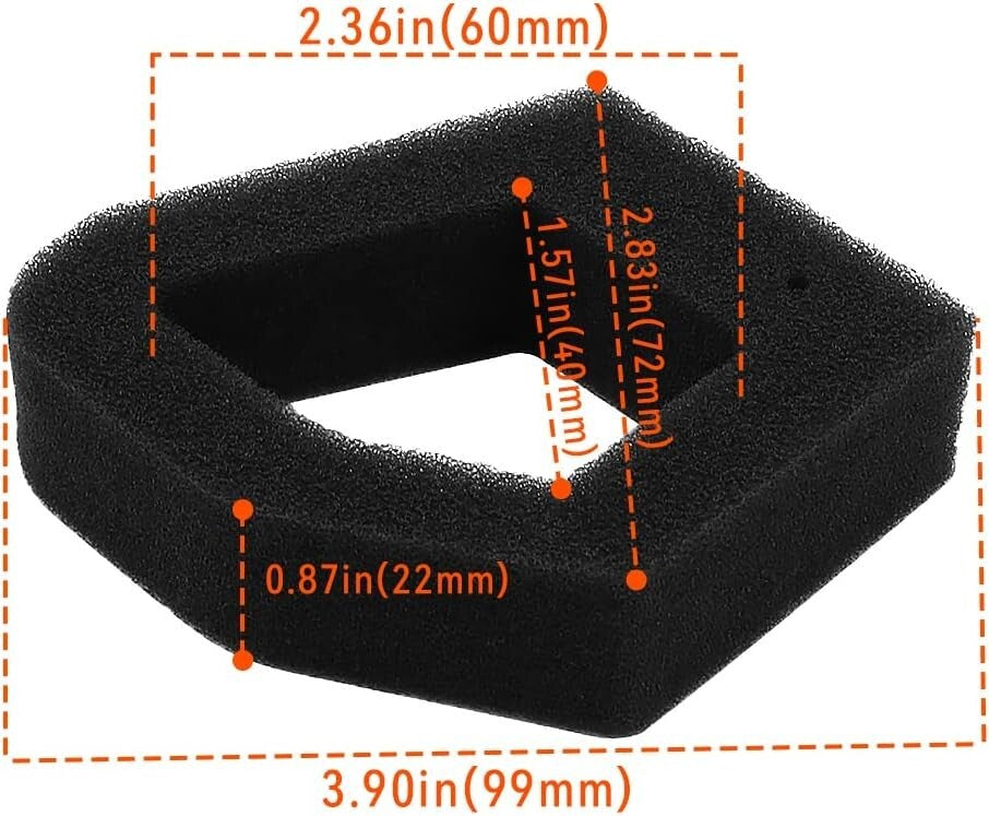 5x Air Filter Cleaner for Honda GX35 GX35NT HHT35S 35cc Small Engine Gasoline