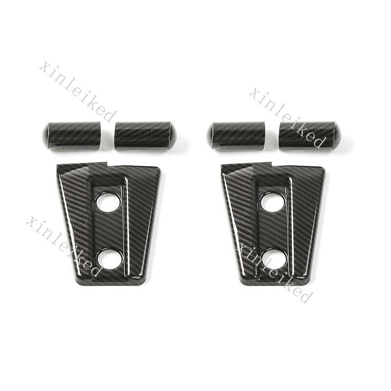Carbon Fiber HoodCar Door Hinge Molding Cover for Jeep for wrangler JK JKU 2007-17
