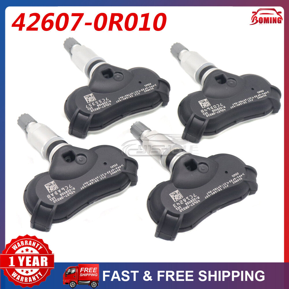 4x TPMS New Tire Pressure Sensor 42607-0R010 for Toyota RAV4 Without for Smart Key