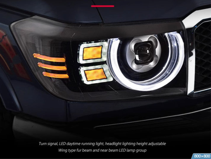 for Land Cruiser Fj70 Lc70 Fj79 Lc79 2007+ Led Headlight Lamp 1pair Assy Set Drl