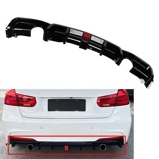 Rear Bumper Protector Spoiler Lip Fit for BMW 3 Series F30 F31 F35 M Sport 12-19