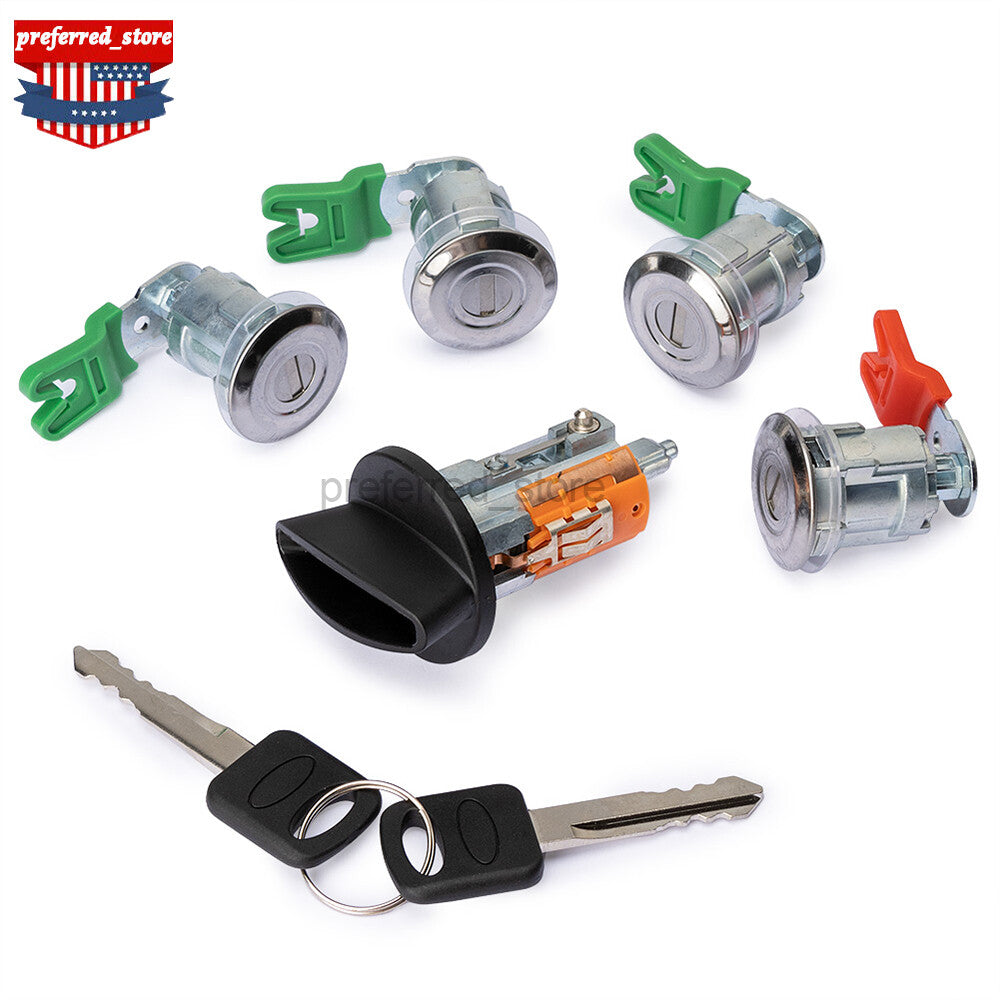 703369 Ignition Cylinder + 4 Door Locks Package is suitable for Econoline Van E150 E250 E350- v