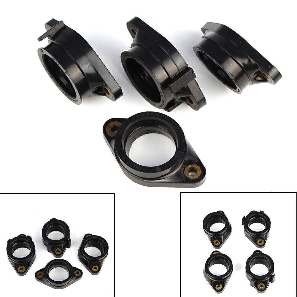 Intake Manifold Carburetor Joint Boot Fit for Suzuki GSF 1250 Bandit 2007-2016 4pcs Q