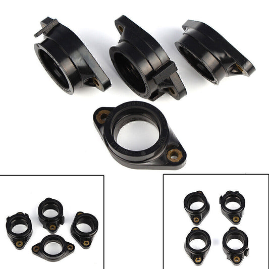 Intake Manifold Carburetor Joint Boot Fit for Suzuki GSF 1250 Bandit 2007-2016 4pcs Q