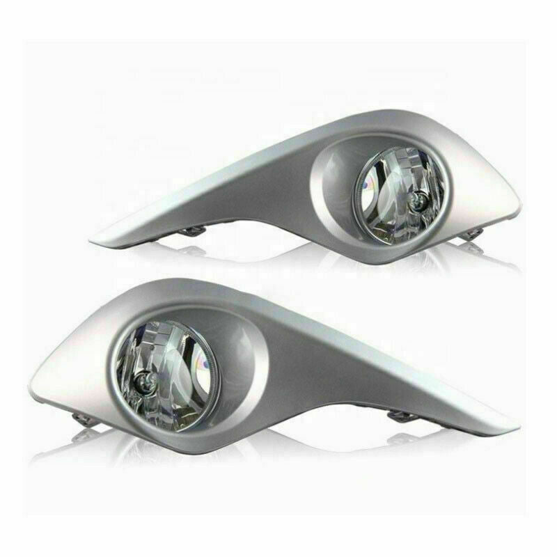 Front Bumper Fog Light Driving Lamp Pair+Wiring+Switch For Highlander 2011-2013