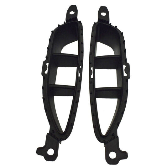 1 Pair Front Bumper Duct Air Airflow Curtain for Kia Forte 5 2.0L 17-2018 Black n