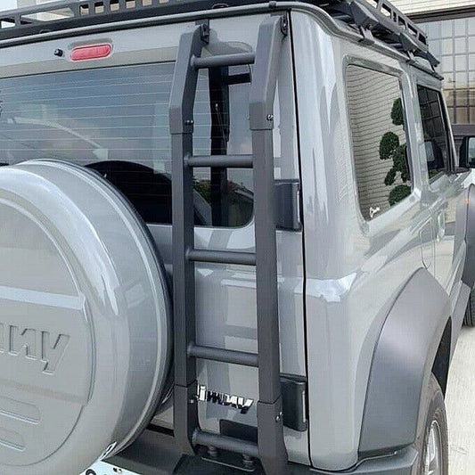 For 2019-2024 for Suzuki for Jimny JB64 JB74W Aluminum Rear Tail Door Ladder Climbing n