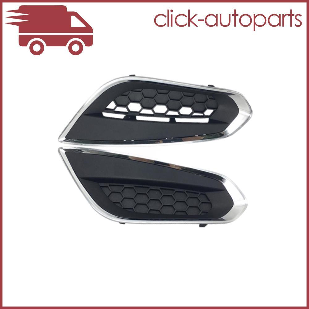 2x Front Left Right Bumper Lower Fog Light Grille Cover Fits For S60 2010-2013