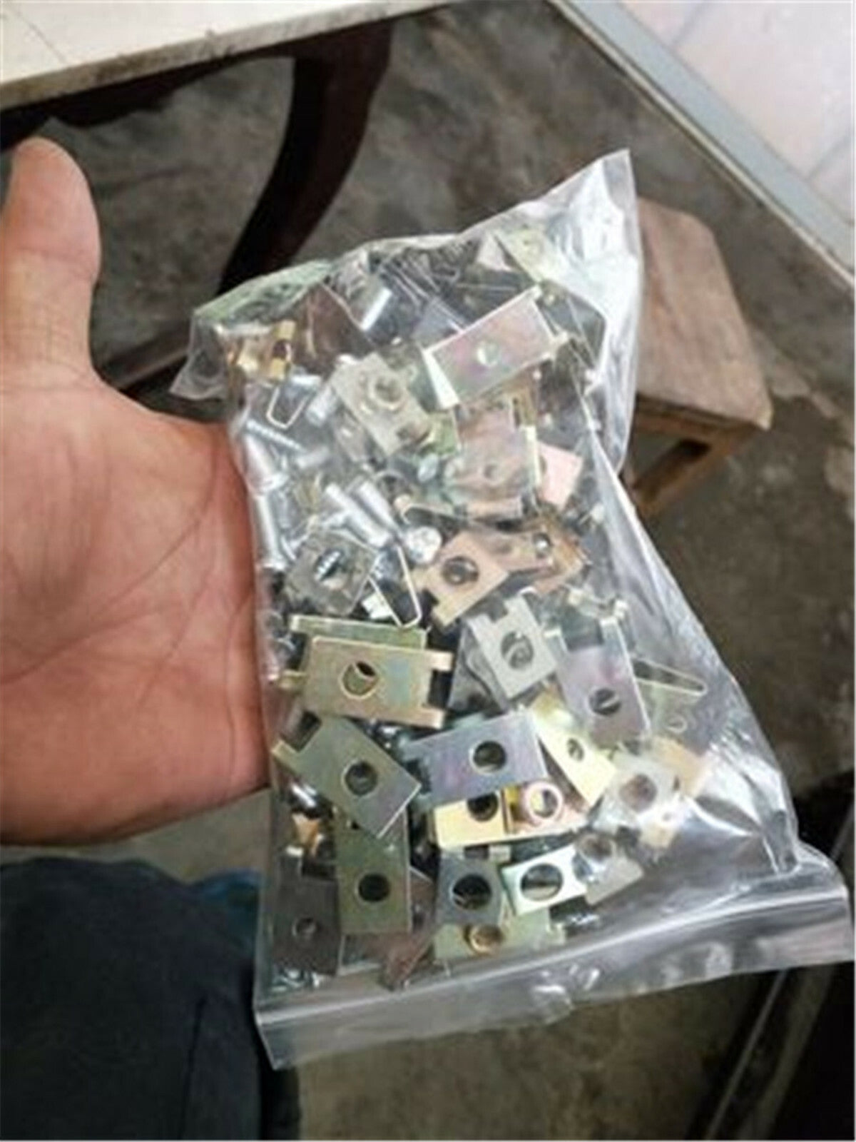 100X Mixed Stainless Steel Screw & U Nut/U-Clip Assortment Interior Door Panels