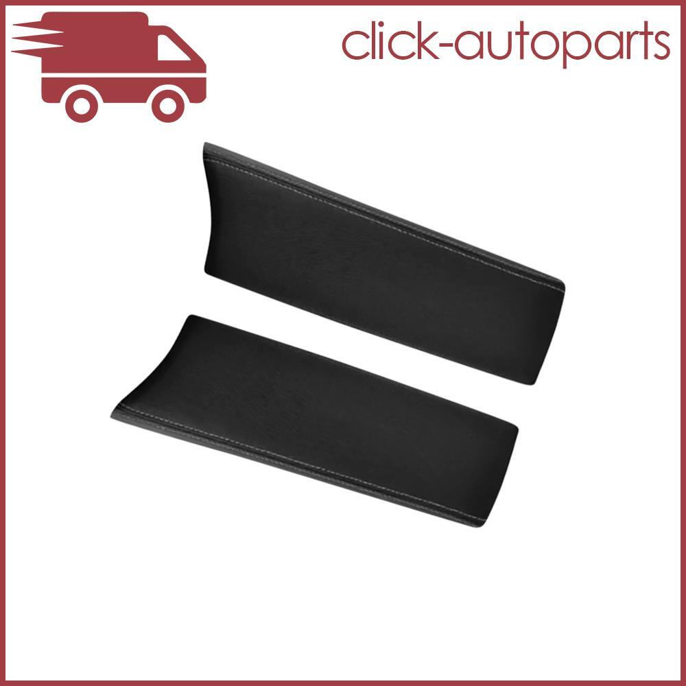 Pair Center Console Lid Armrest Box Panel Cover Black For 2014-2021 C Class W205 Q