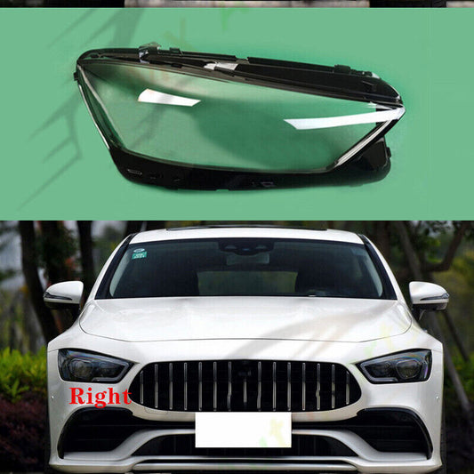 for Mercedes AMG GT W290 2019-22 Right Front Headlight Clear Lens Shell + Glue