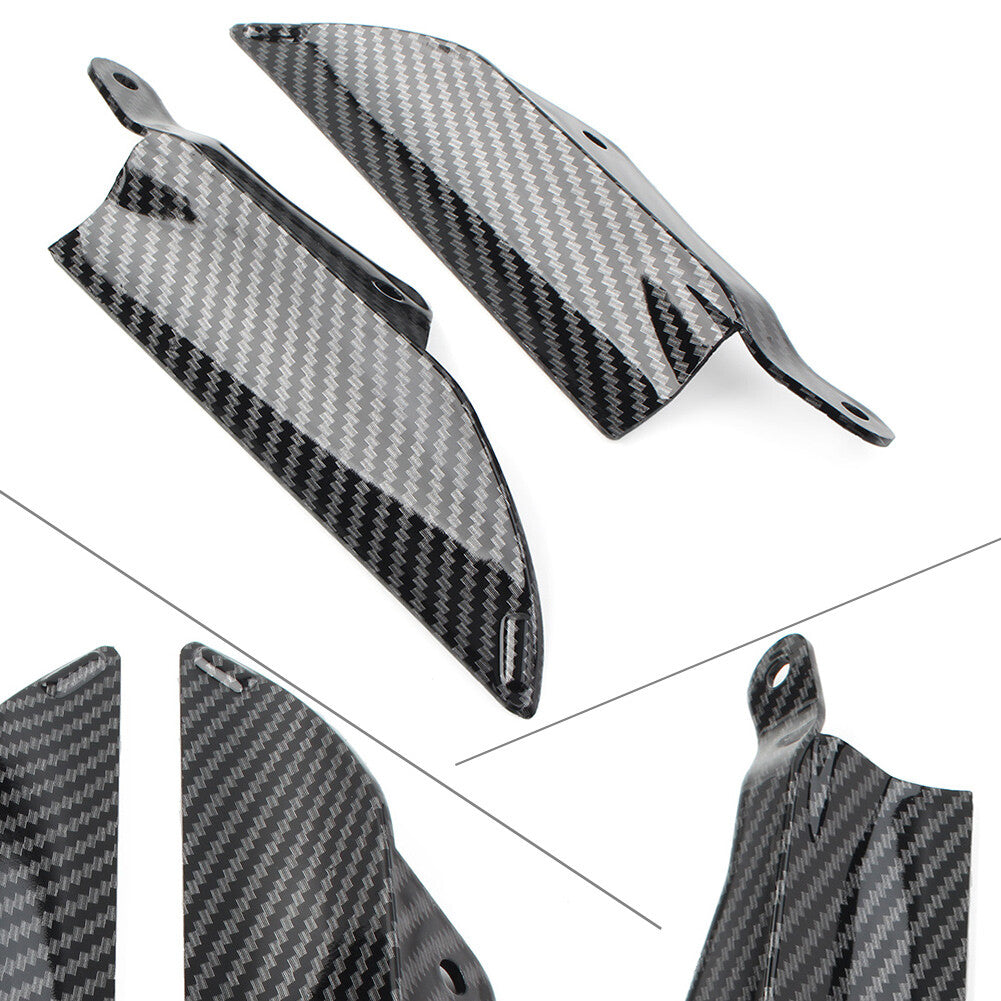 Front Headlight Side Fairing Left  Right Carbon Fiber Fit Daytona 675 2006-2012
