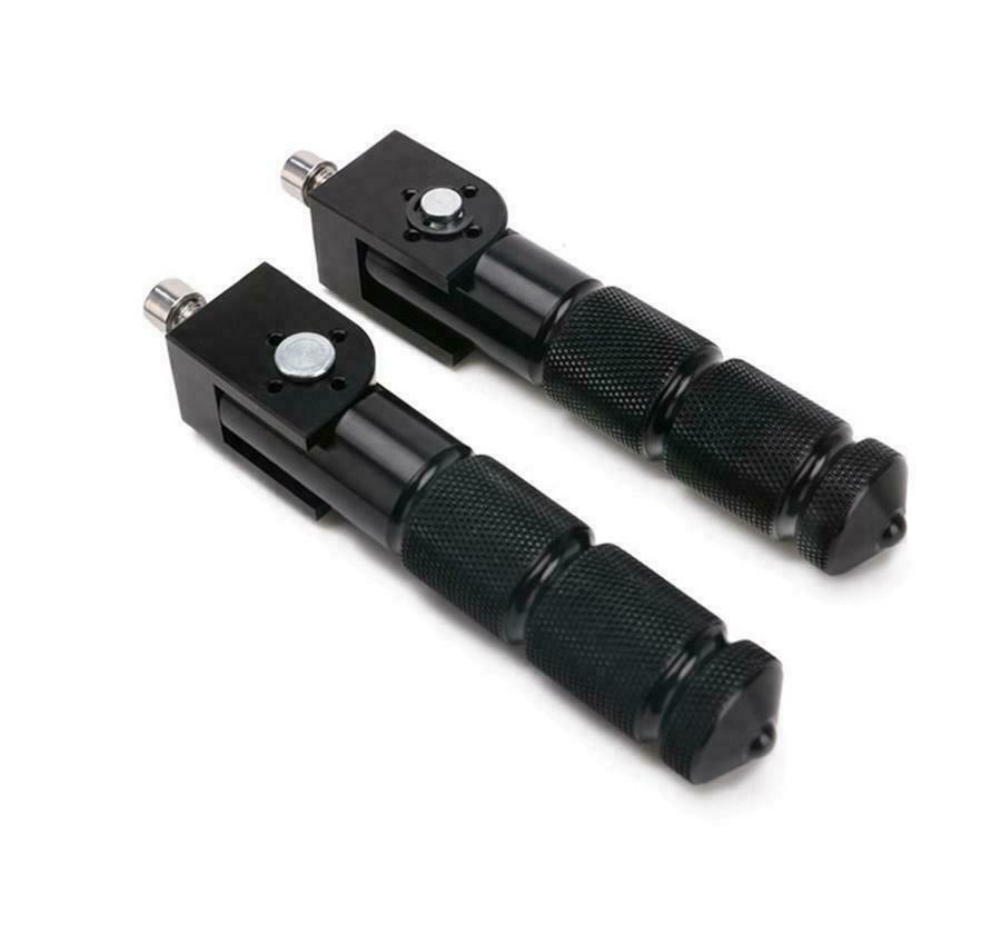 Aluminum alloy motorcycle folding foot spikes rear footrest racing pedal parts - n