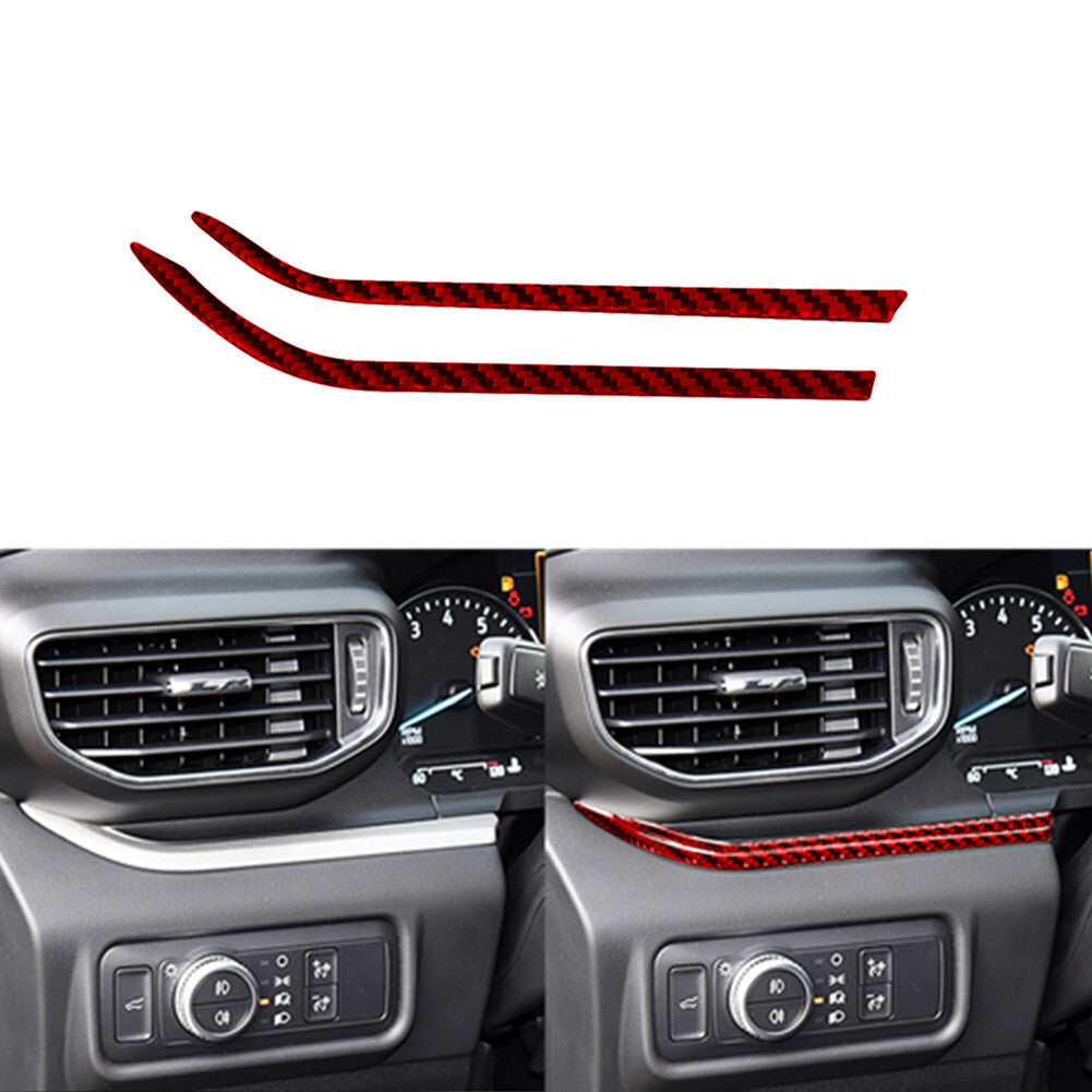 Red Carbon Fiber Transmission &Electronic Brake Accent Trim For Z4 E89 09-16 v