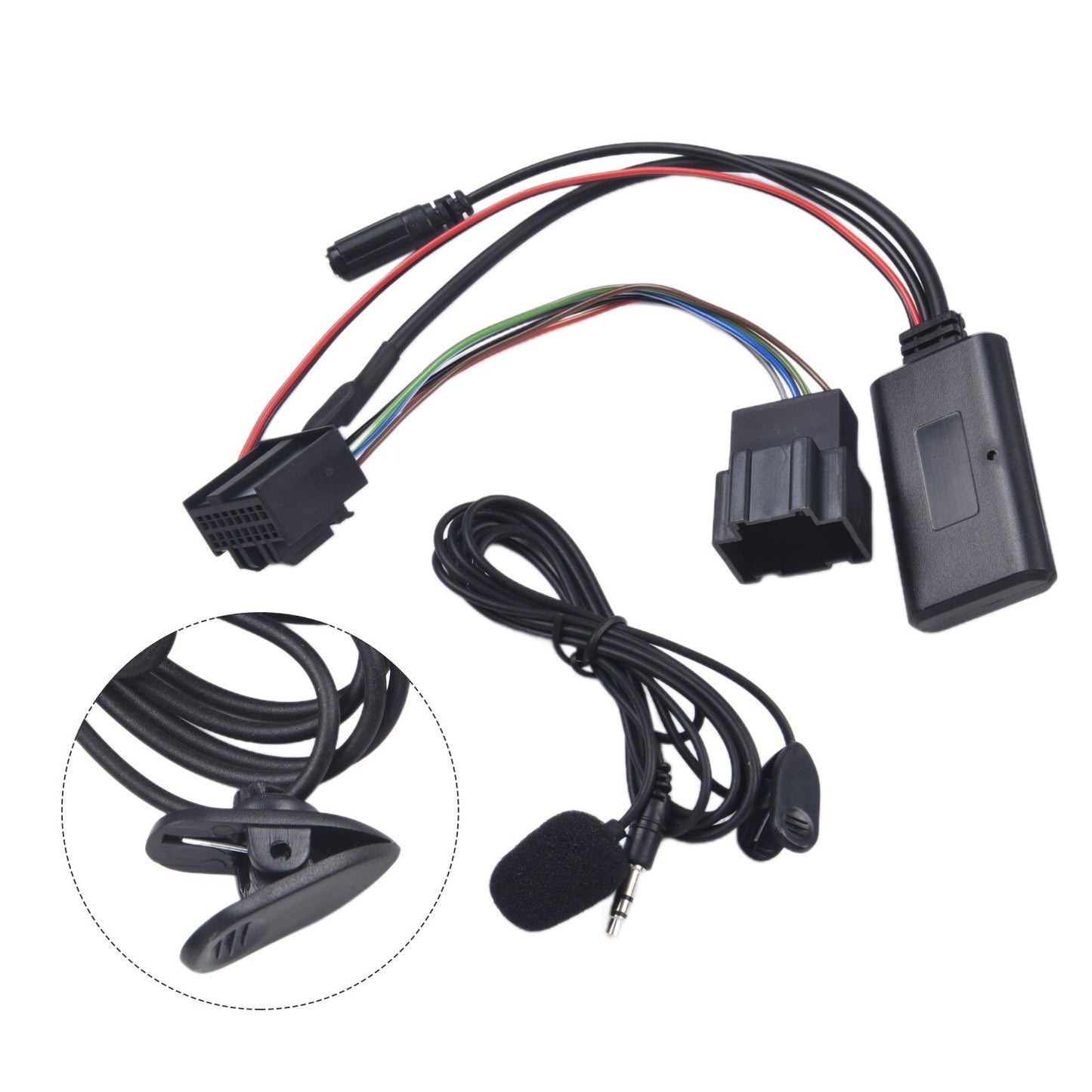 Bt music handfree phone mp3 aux in adaptor cable module for Saab 9-3 9-5