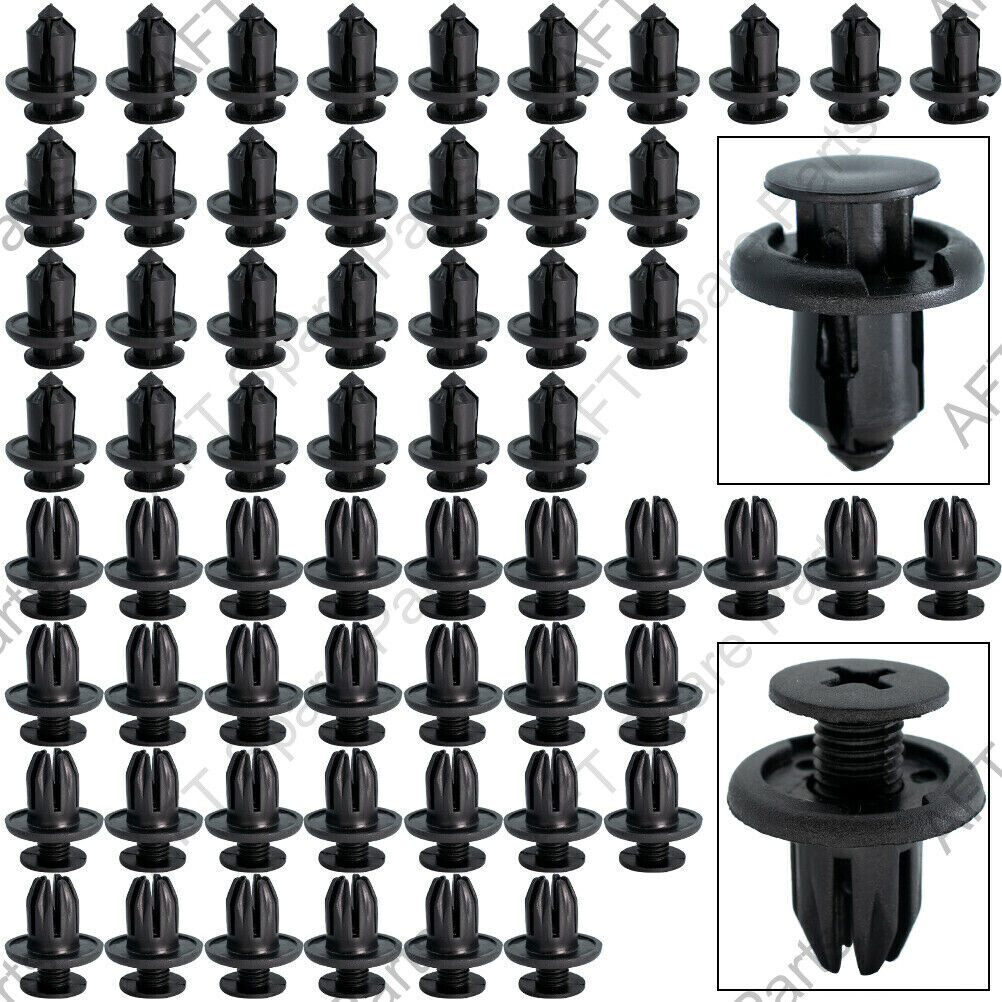 Fits for HONDA for CIVIC Trim Panel Clips Bumper Fender Fastener Push Rivets 180X
