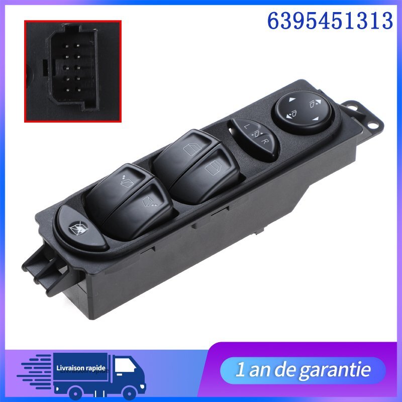 COMMANDE LEVE VITRE 10 BROCHES POUR for MERCEDES VITO VIANO W639 A6395451313 NEUF n