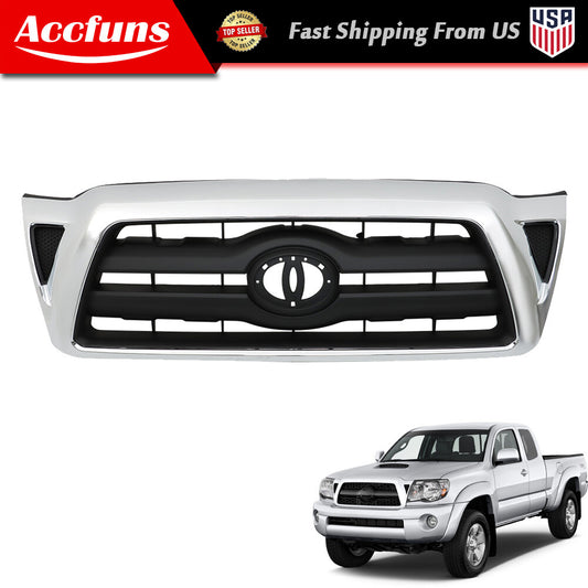 5310004360 Upper grille bumper kit for 2005-2011 Tacoma chrome plastic n