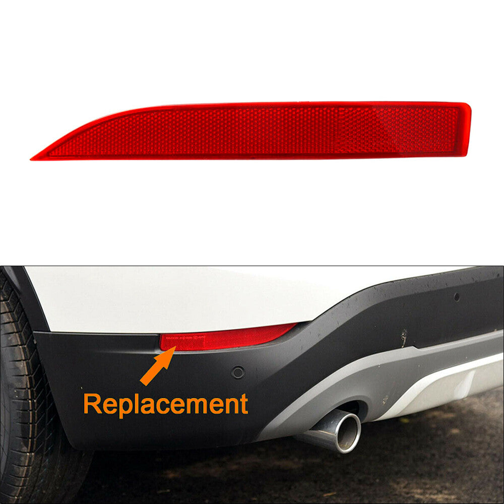 Red Rear Bumper Reflector Light Cover Left Side for BMW X1 F48 F49 2014-2017 New Q