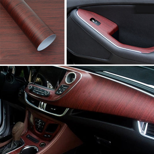 DIY Car Interior Design Wood Texture Grain Vinyl Packaging Stickers/Decals n