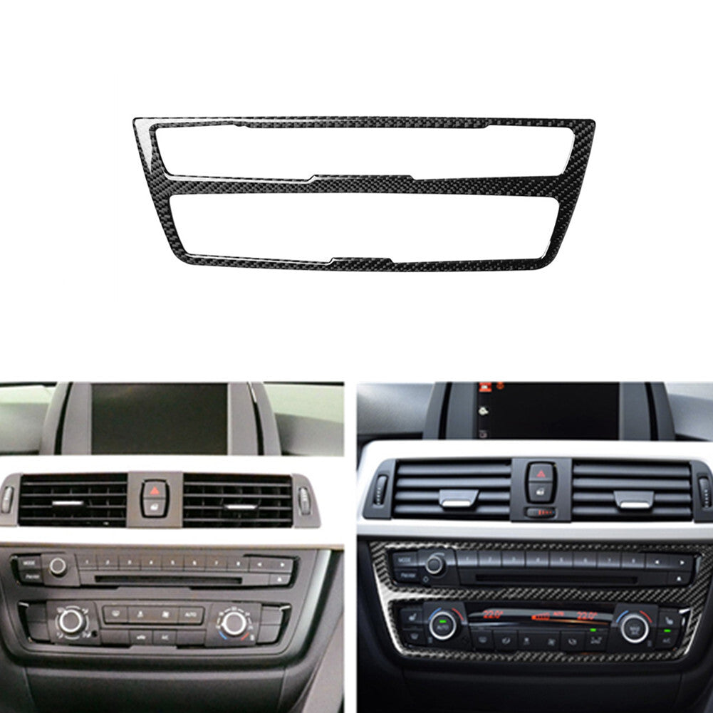 Carbon Fiber Headlight Eyebrow Cover Trim for Land Cruiser Prado 2014-17 v