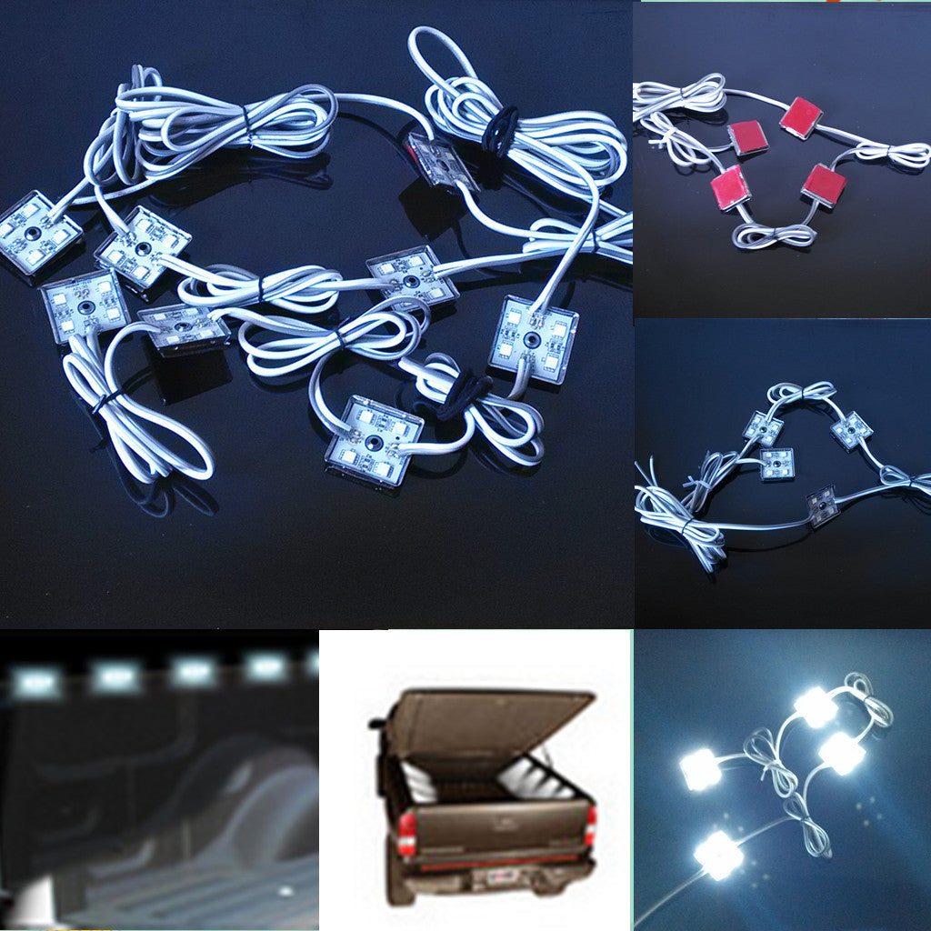 Auto Truck Bed Rear Work Box Lamp Waterproof Module 32 White LED Lighting Light