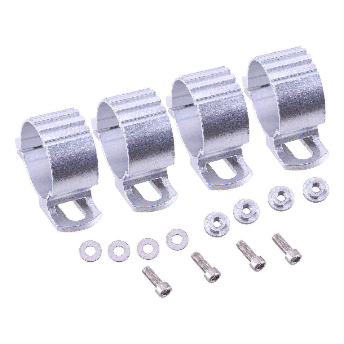 4x Motorcycle Windshield Fairing 35-45mm Fork Mounting Clamps MEM9953