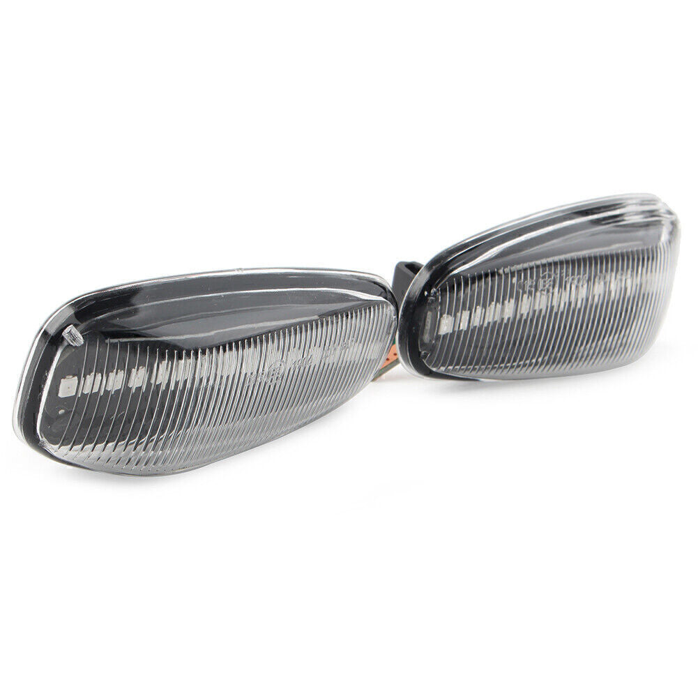 LED Sequential Dynamic Clear Side Marker Light Fit for Benz C E CLK Class W210 W202