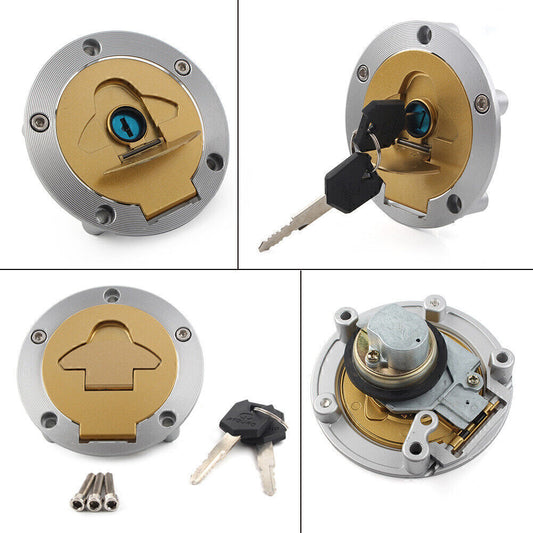 Fuel Gas Tank Cap Cover Lock + 2 Key Fits for Ducati 750 748 996 900 Monster 695 620 Q