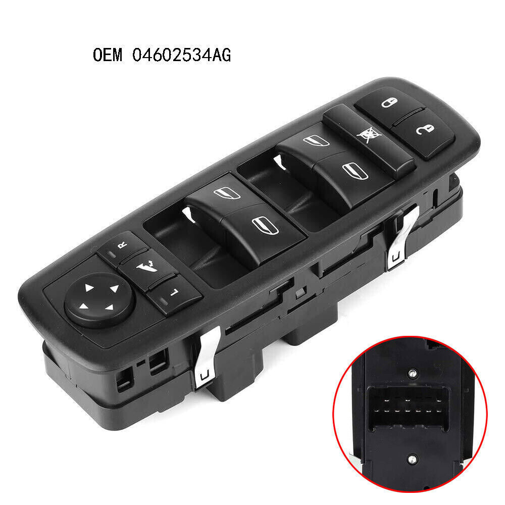 for Dodge Grand Caravan 08-11 Front Left Power Window Switch Button 04602534AG 1