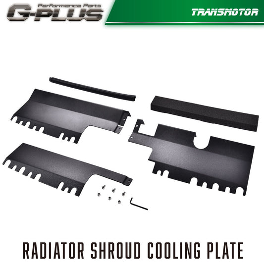 Fits 2015 - 2018 for Subaru WRX / WRX STi Black Radiator Shroud Cooling Plate Kit - v