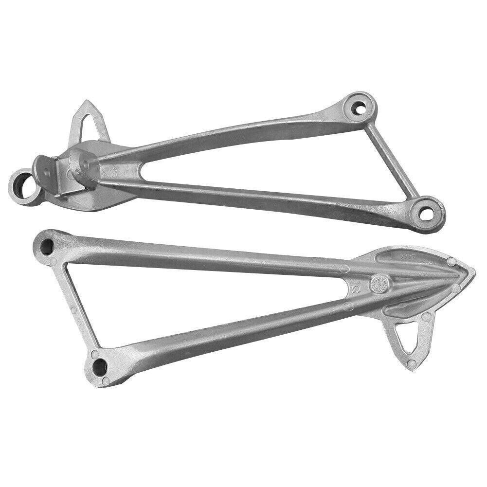 Fit for KAWASAKI 08-10 ZX10R 09-11 ZX6R Rear Passenger Footrest Foot Pegs Bracket UK