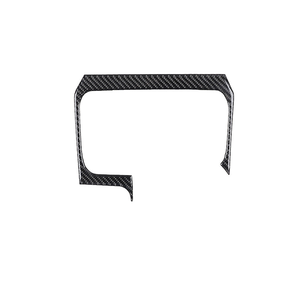 Carbon Fiber Interior Central Cup Holder Cover Trim for Toyota Tacoma 2016-2021